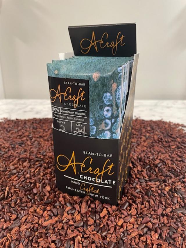 70% Dominican Republic Dark Chocolate Bar, Zorzal Estate