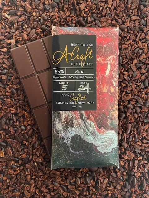 Peru 65% Dark Chocolate Bar, Ucayali River Estate